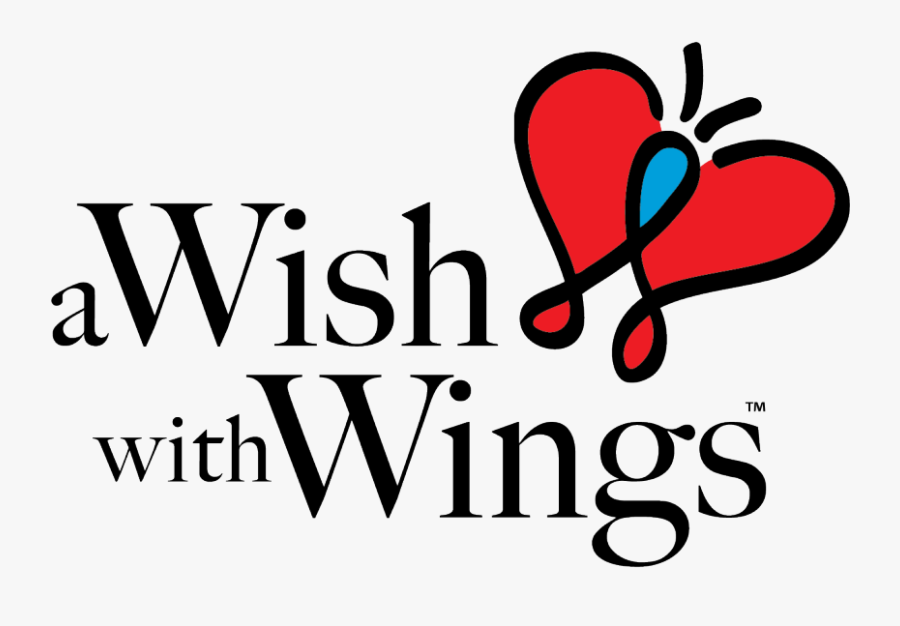 Aww Logo4c Tm - Wish With Wings Logo, Transparent Clipart