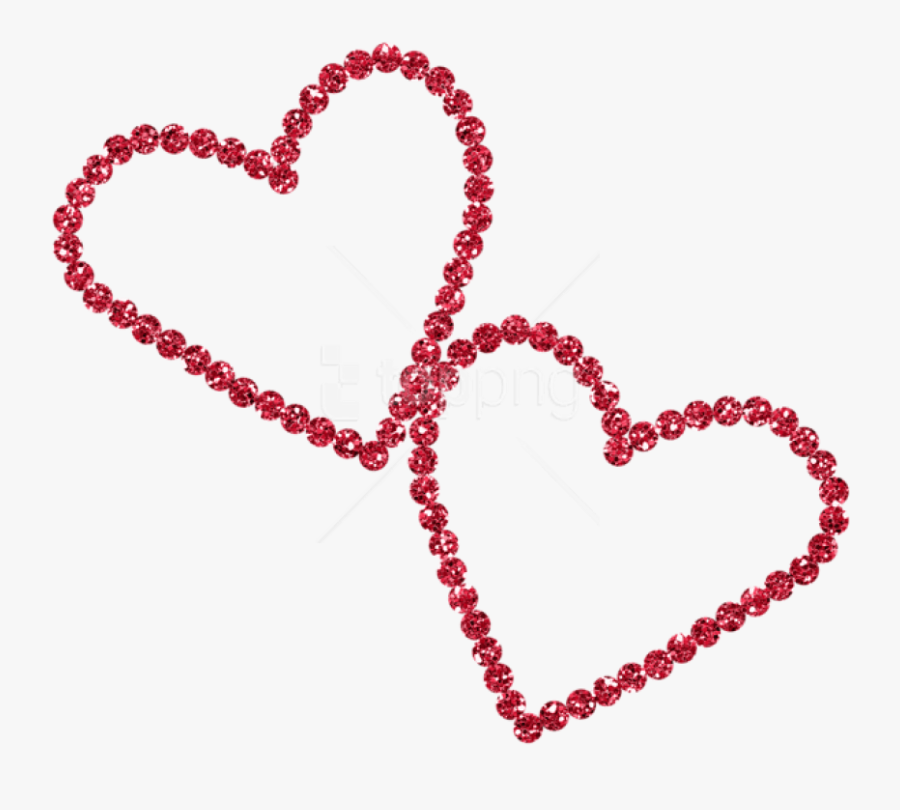 Free Png Download Red Diamond Heartspicture Png Images - Red Diamond Heart, Transparent Clipart