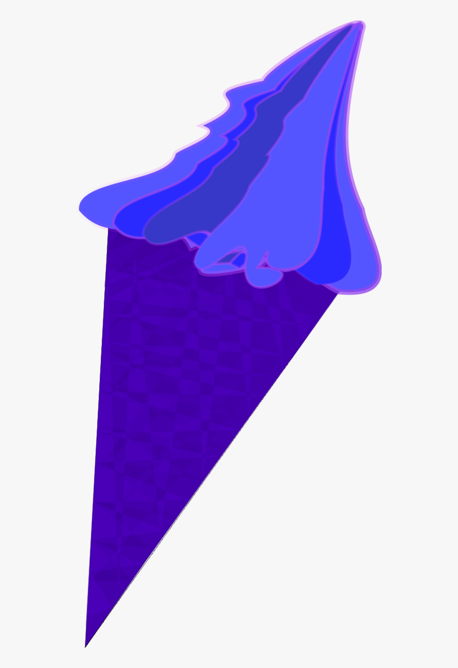 Wild Berry Ice Cream Cone - Ice Cream Clip Art, Transparent Clipart