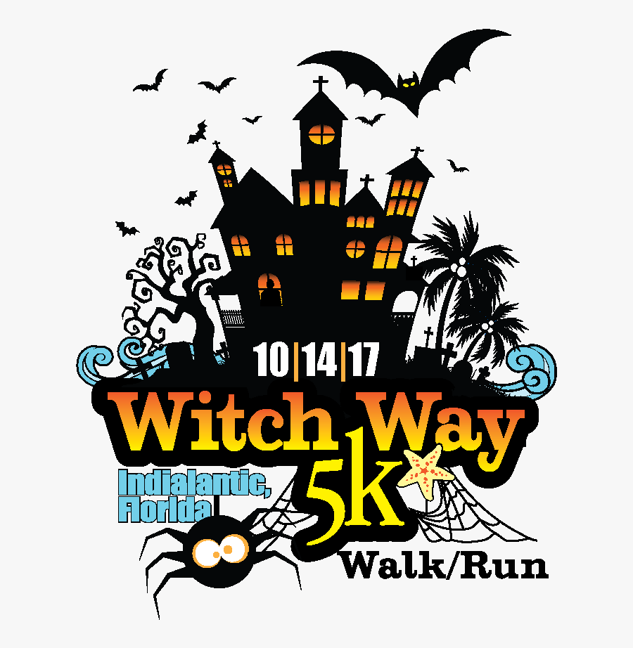 Witch Way 5k, Transparent Clipart