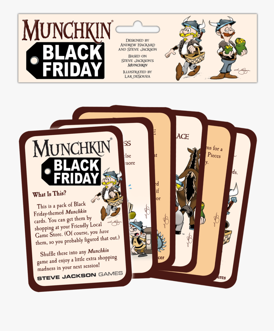 Munchkin Black Friday, Transparent Clipart