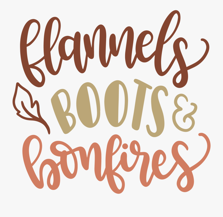 Flannels Boots And Bonfires, Transparent Clipart