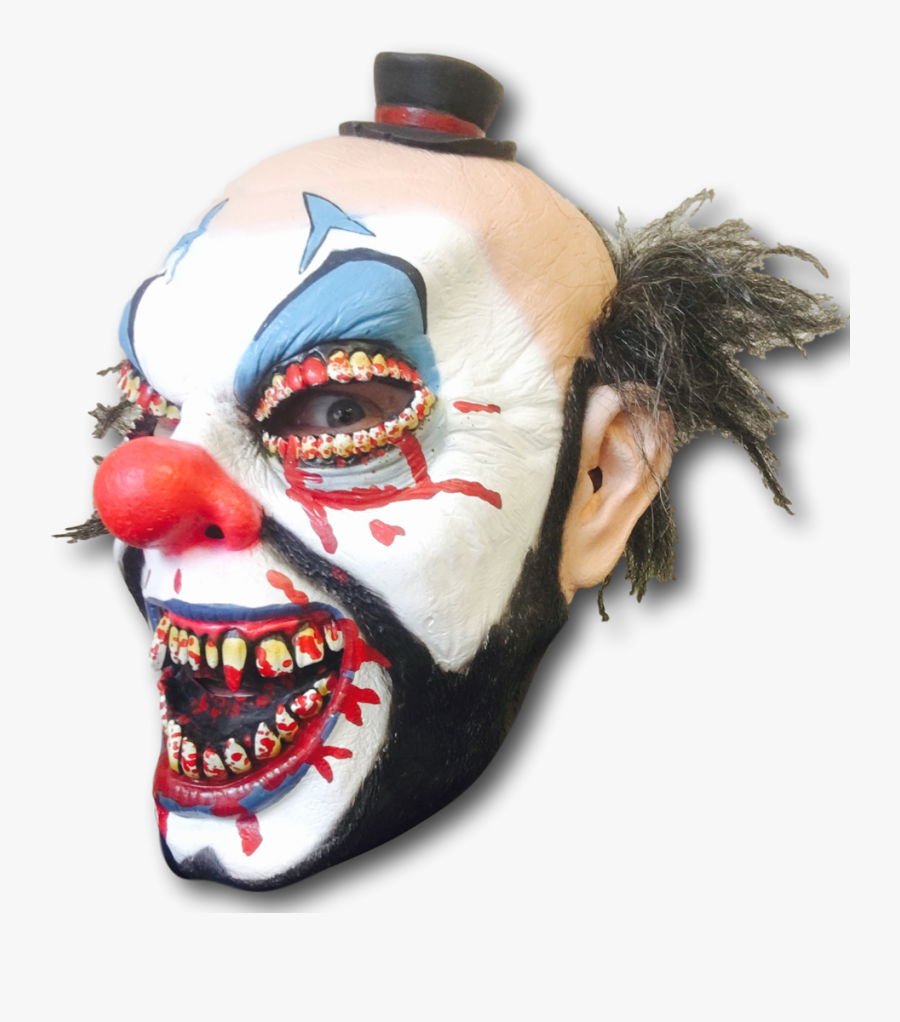 Scary Clown Face Png - Mask, Transparent Clipart