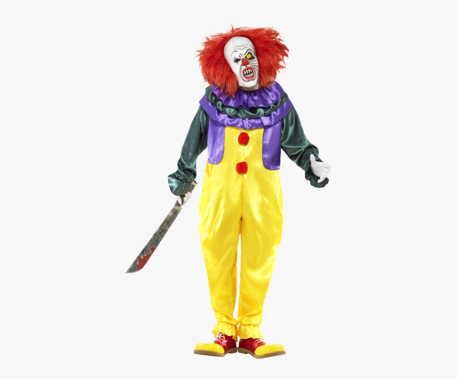 Classic Horror Clown - Full Clown, Transparent Clipart