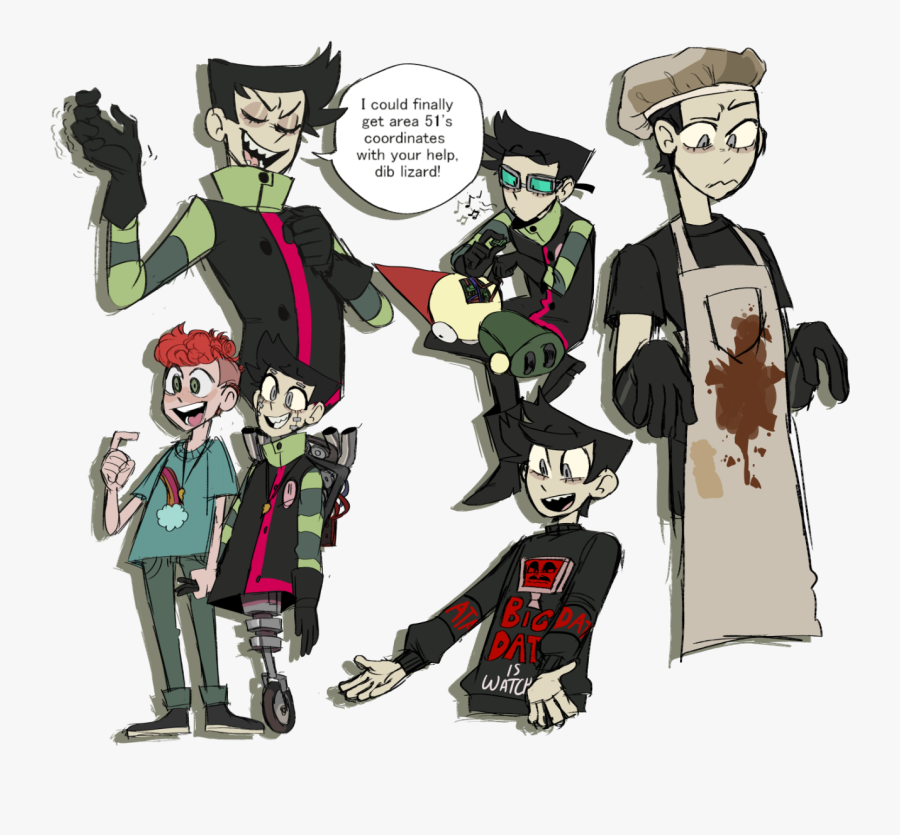 Invader Zim Human Zim, Transparent Clipart