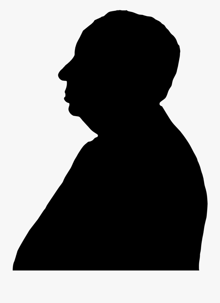 Silhouette Film Director Cameo Appearance - Alfred Hitchcock Silhouette Poster, Transparent Clipart