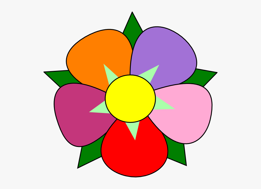 Transparent Single Clipart - Single Flower Clipart Png, Transparent Clipart