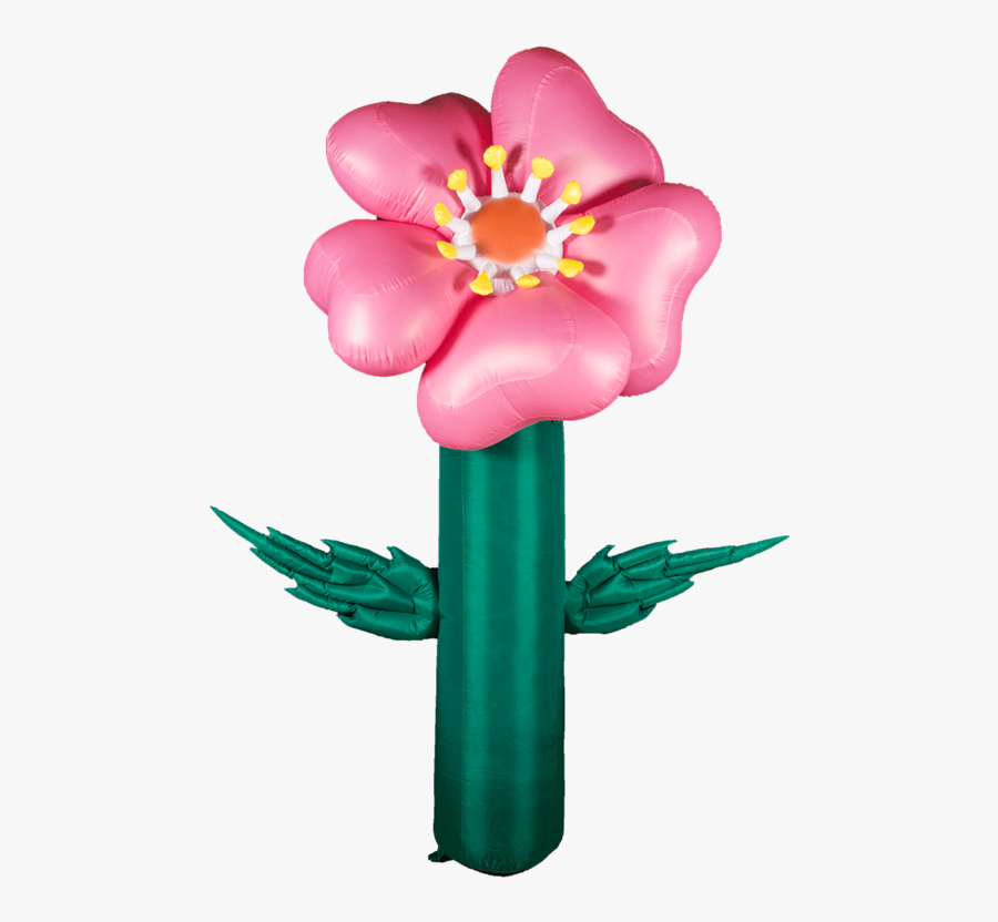 Inflatable Flower Single Stem Pink - Camellia Sasanqua, Transparent Clipart