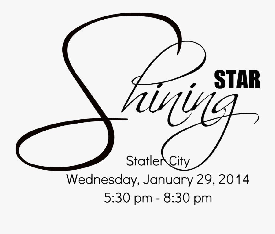 Shining Star - Heart, Transparent Clipart