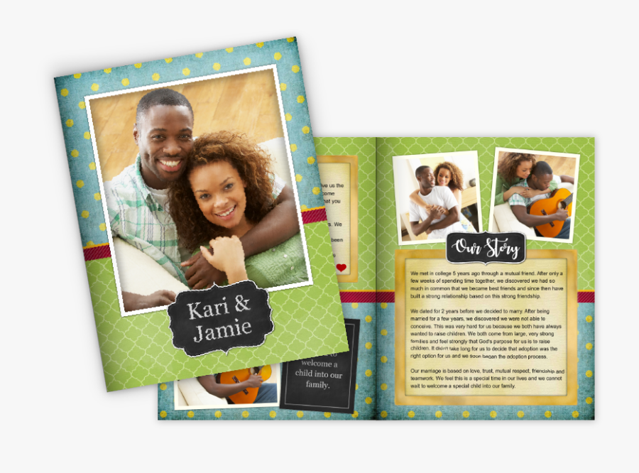 Focus In Pix Adoption Profile Book - Adoption Profile Book About Us Page, Transparent Clipart