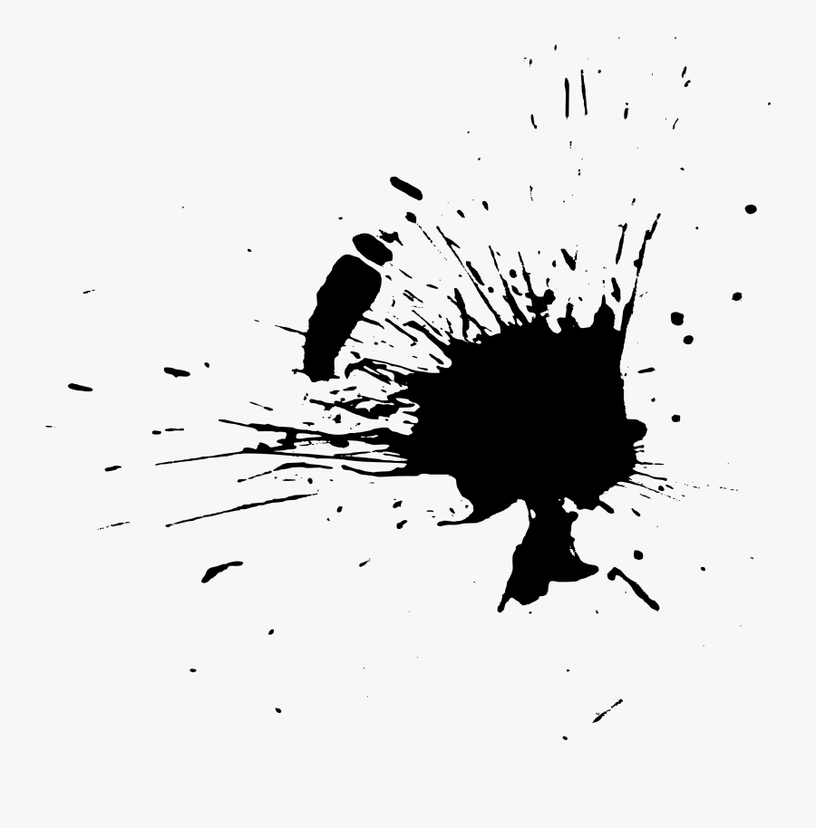 Transparent Background Ink Splatter Png, Transparent Clipart