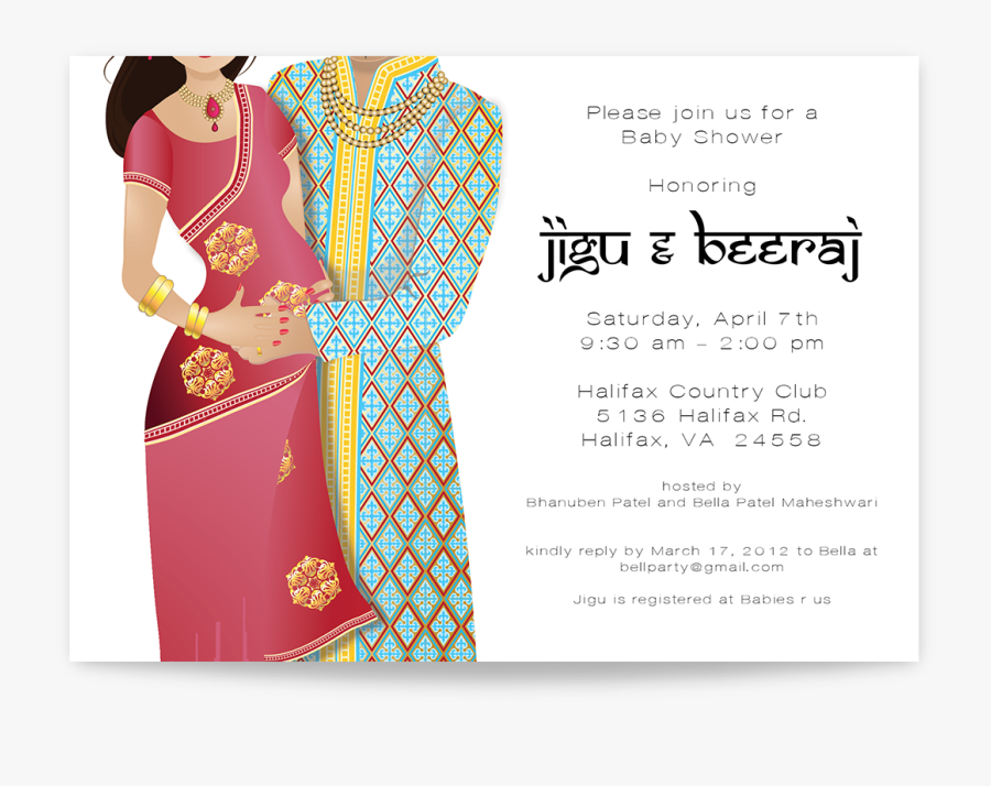Clip Art Adopted Baby Shower Invitations - Baby Shower Invitation India, Transparent Clipart