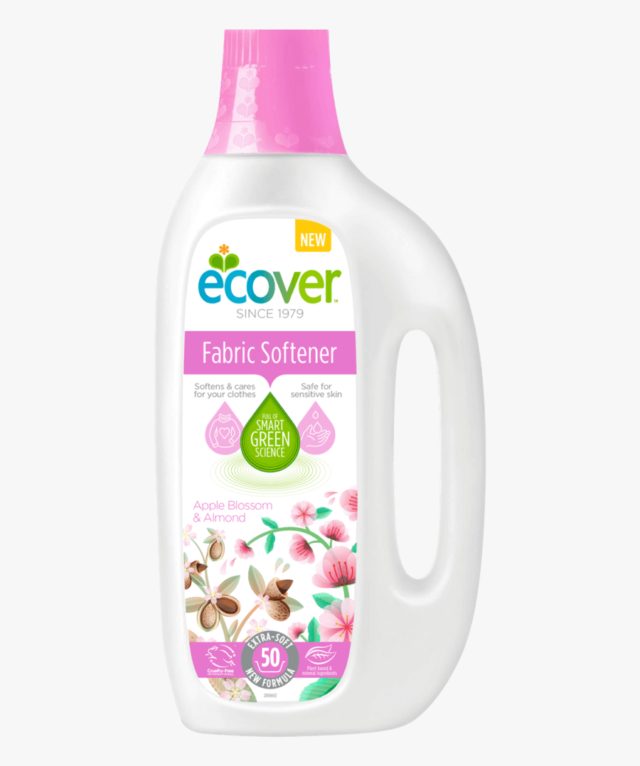 Ecover Fabric Softener Apple Blossom & Almond, Transparent Clipart