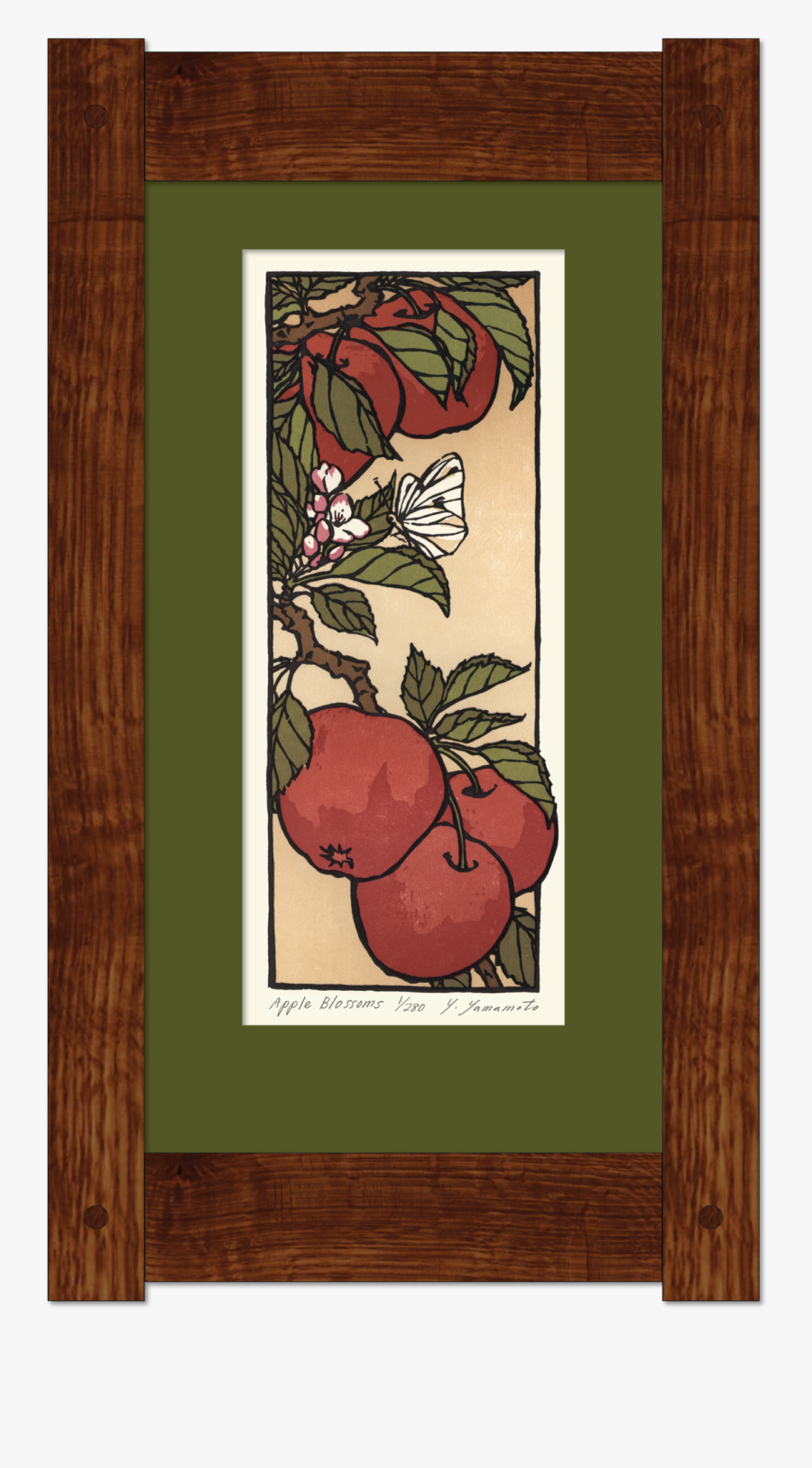 Apple Blossoms - Picture Frame, Transparent Clipart