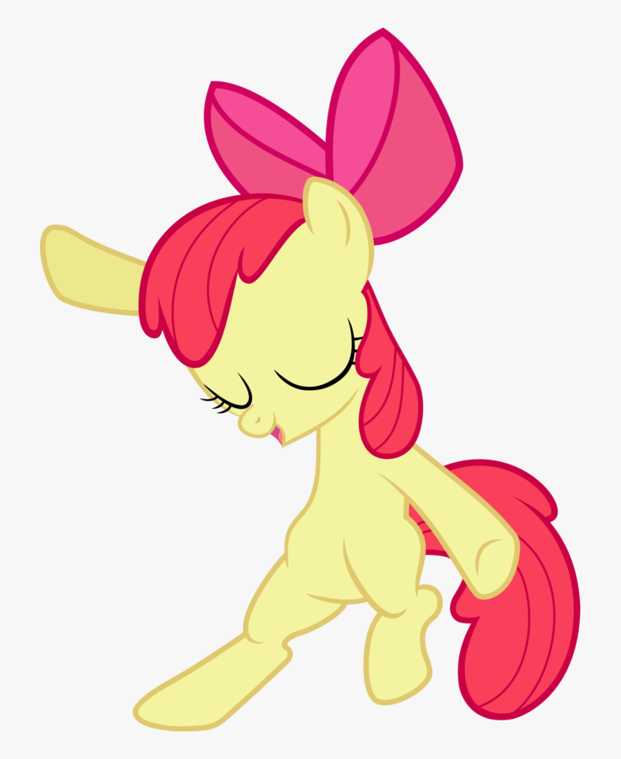 Posted Image - Mlp Apple Bloom Dancing, Transparent Clipart