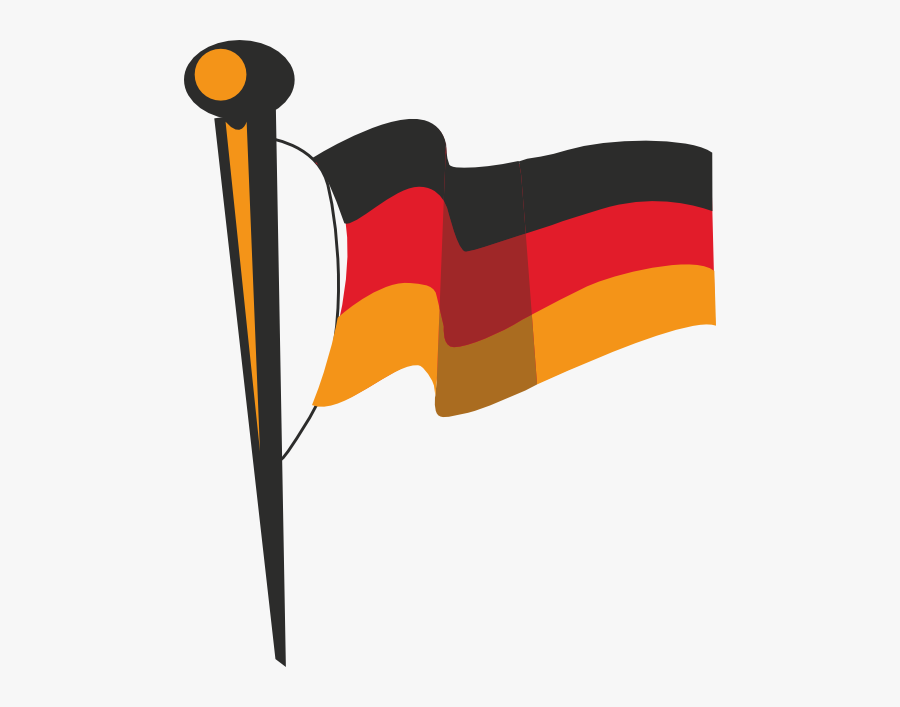 German Flag - German Class Images In Cartoon, Transparent Clipart