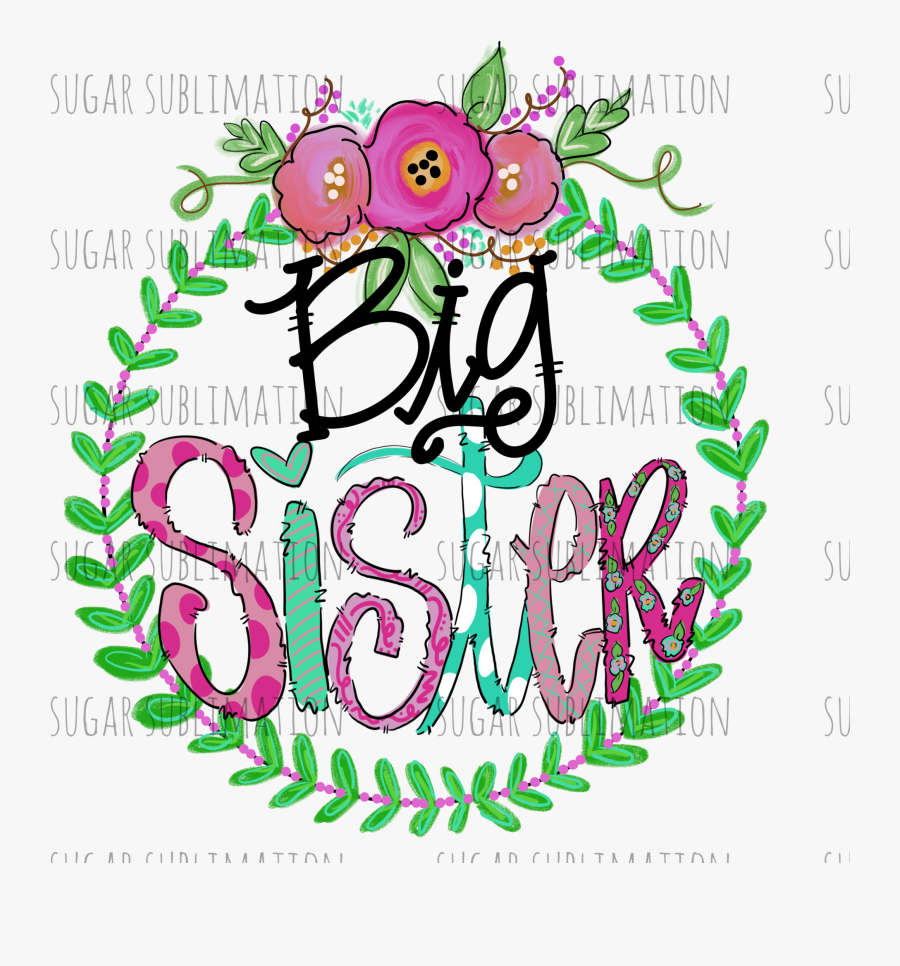 Big Sister Sublimation, Transparent Clipart