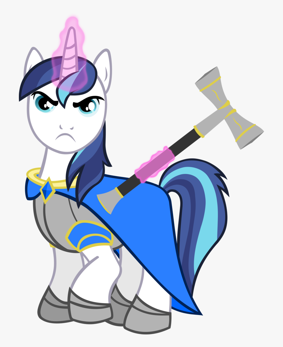 Shining Armor The Paladin By Ironm17 - Shining Armor Angry, Transparent Clipart