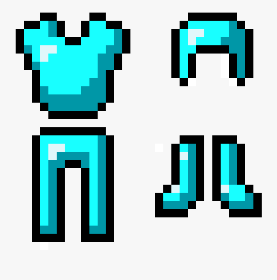 Minecraft Diamond Armor Png, Transparent Clipart