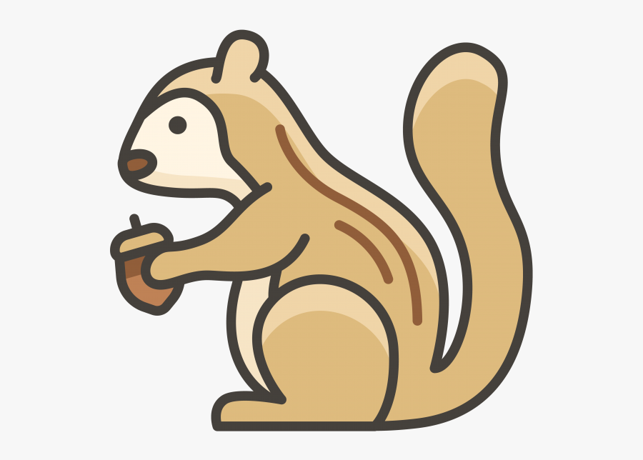 Chipmunk Emoji Icon, Transparent Clipart