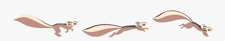 Cartoon Transparent Climbing Squirrel, Transparent Clipart
