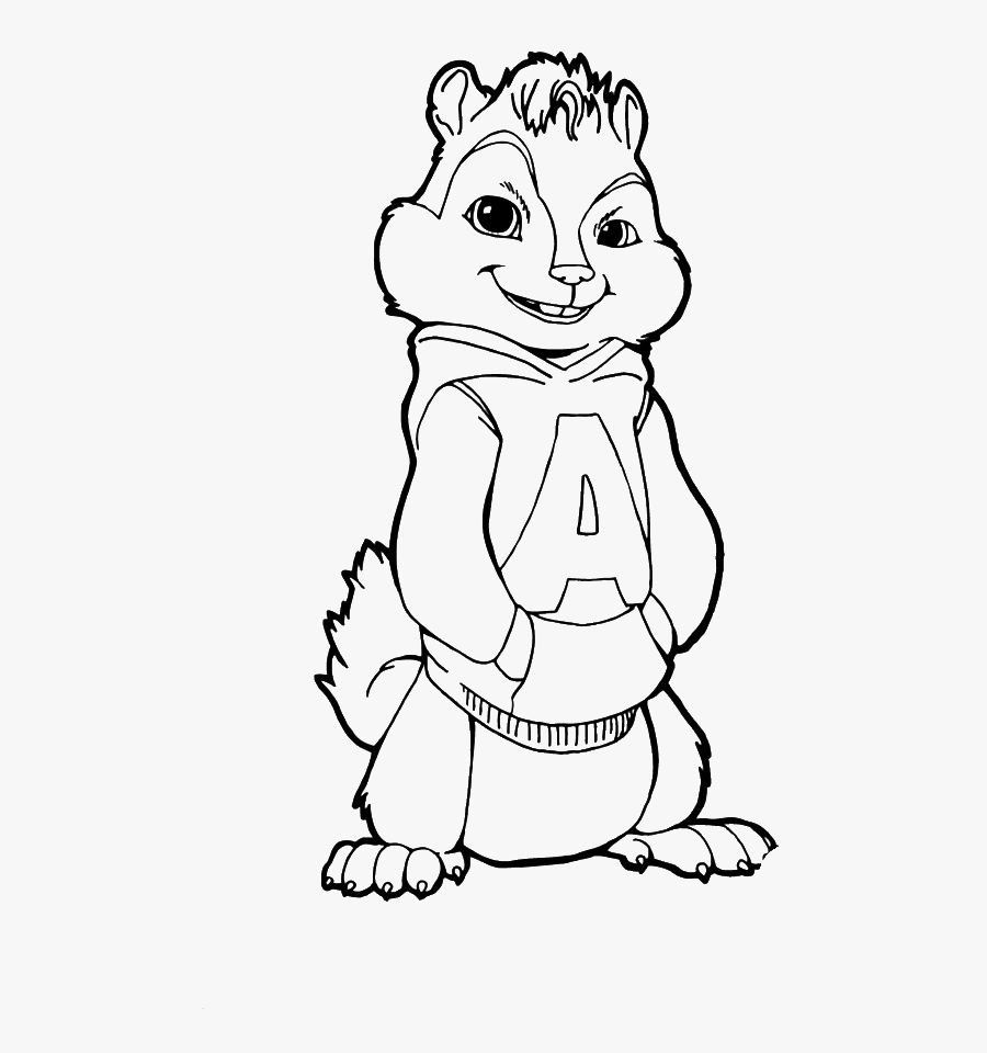 How To Draw Alvin And The Chipmunks How To Draw Alvin - Alvin And Chipmunks Draw Color, Transparent Clipart