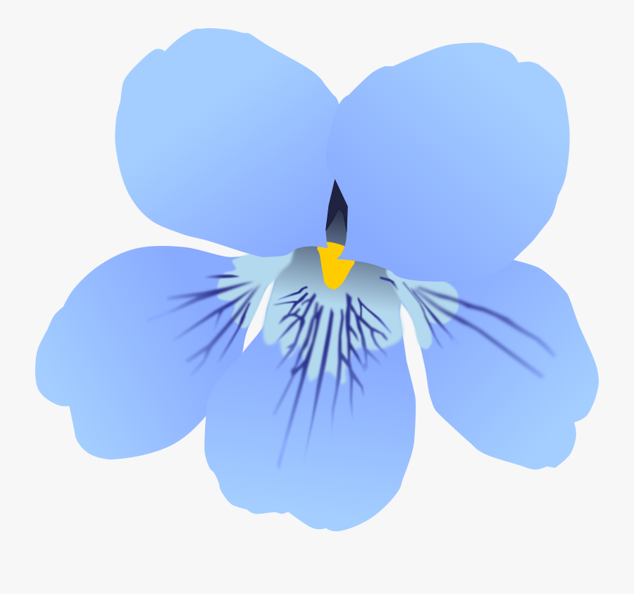 Pansy Clipart Violets Are Blue - Pansy, Transparent Clipart