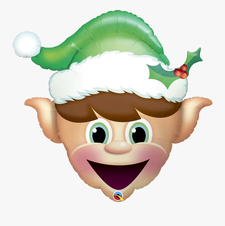 Elf Head Foil Balloon, Transparent Clipart