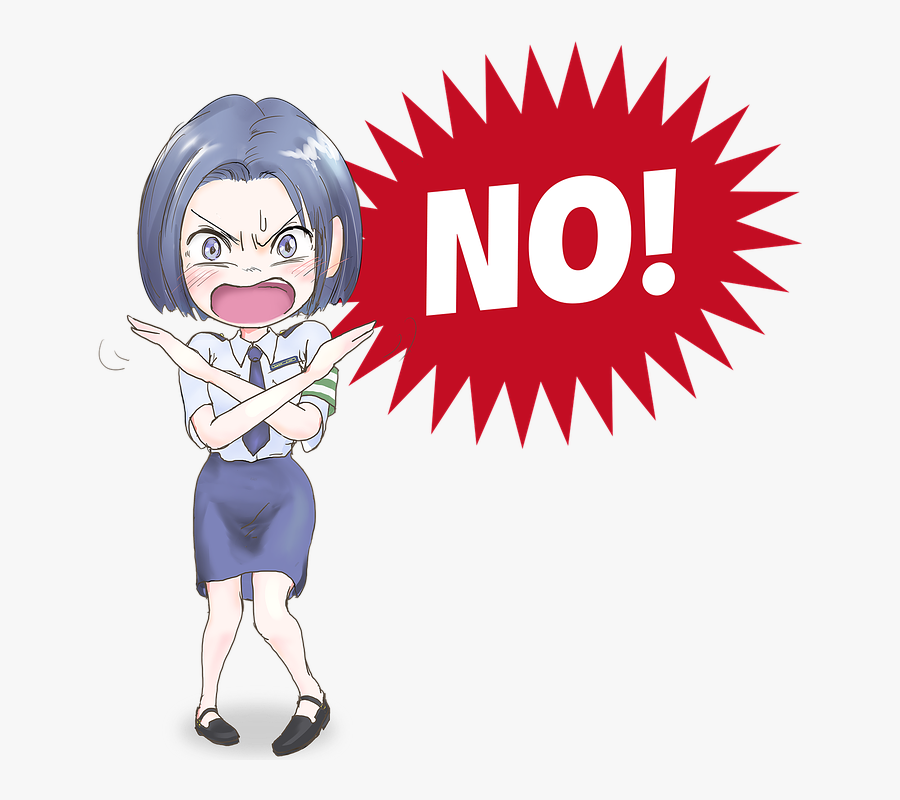 Losing, Ban, No, Ng, Mistake, Batten, A Policeman - Buy 10 Get 1 Free, Transparent Clipart