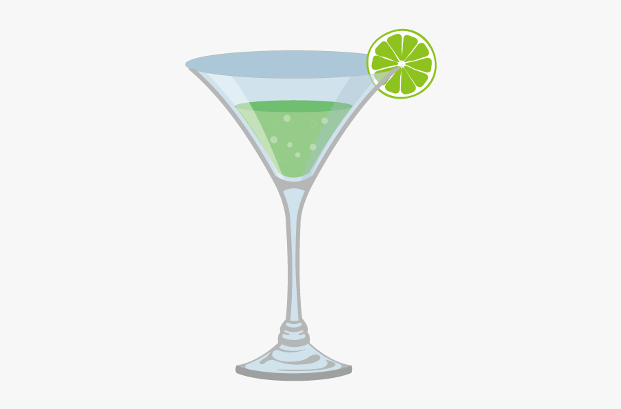 Clip Art Martini Glass Drawing - Martini Glass, Transparent Clipart