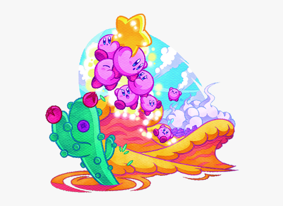 Splash Clipart Spurt - Kirby Mass Attack Official Art, Transparent Clipart