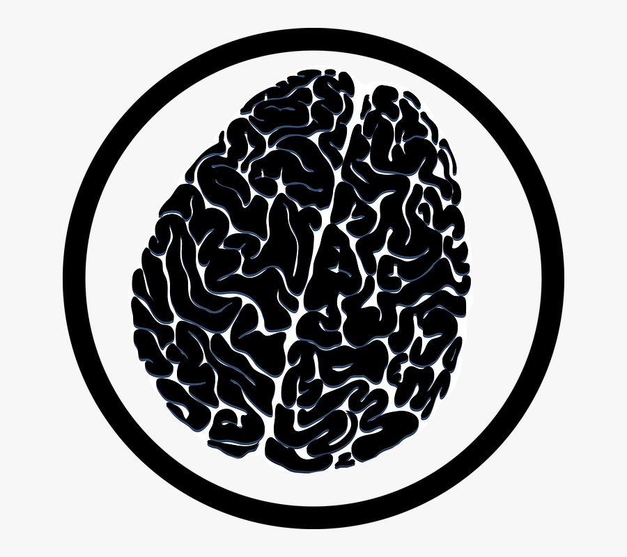 Brain, Black, Mind, Intelligence, Human, Icon, Science - Black Mind, Transparent Clipart