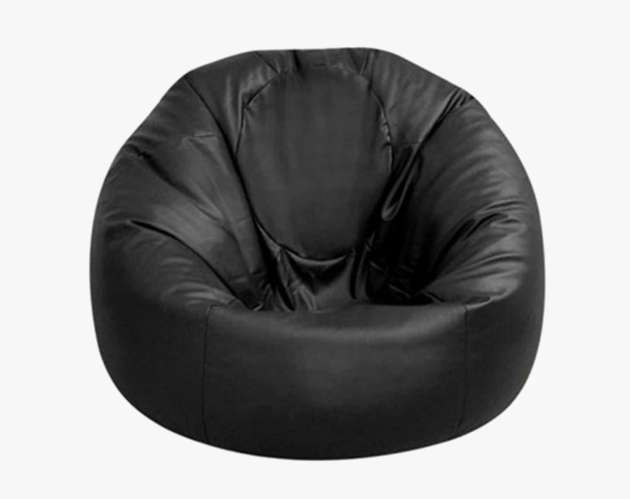 Bean Bag Chair Png Free Download - Black Bean Bag Chair Clipart, Transparent Clipart