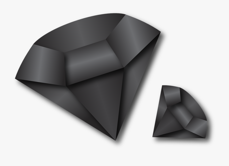 Art, Black, Bling, Bright, Brilliant, Clip, Crystal - เพชร สี ดำ, Transparent Clipart
