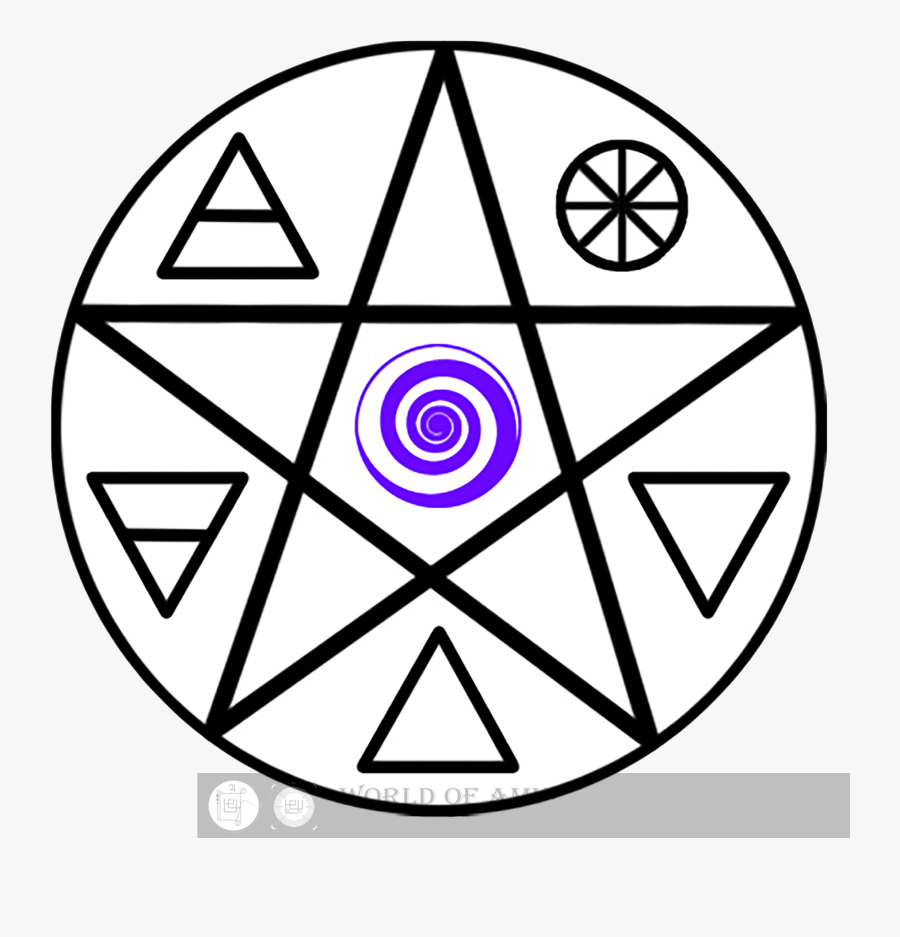 Transparent Spell Circle Png - Star In A Circle, Transparent Clipart