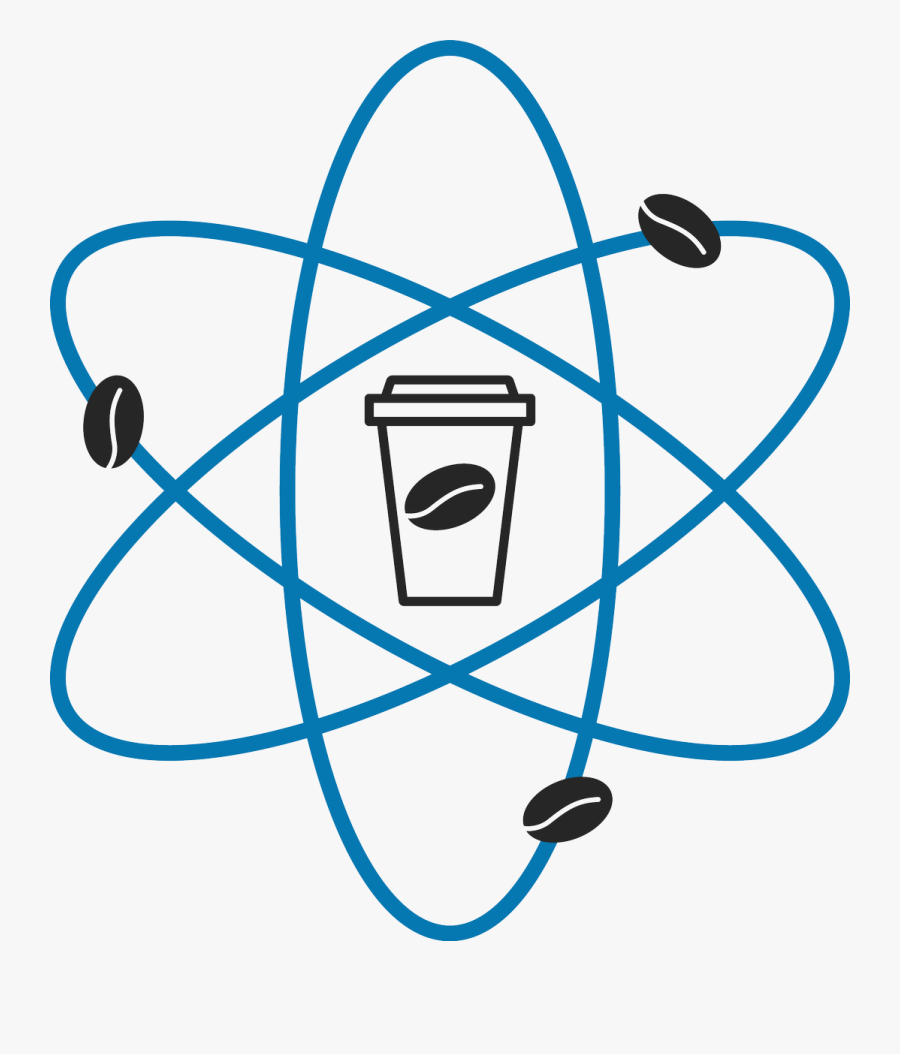 Atom Black And White, Transparent Clipart