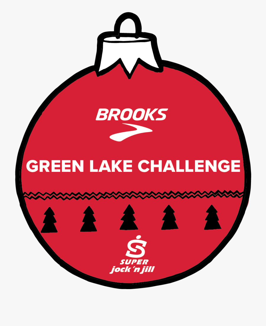Brooks And Super Jock "n Jill Run-run Green Lake Logo - Circle, Transparent Clipart