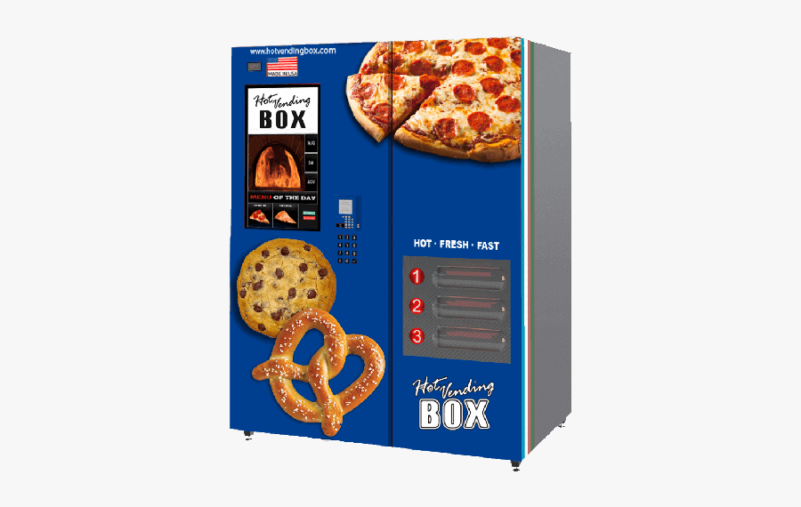 Pizza Vending Machine - Hot Vending Box, Transparent Clipart
