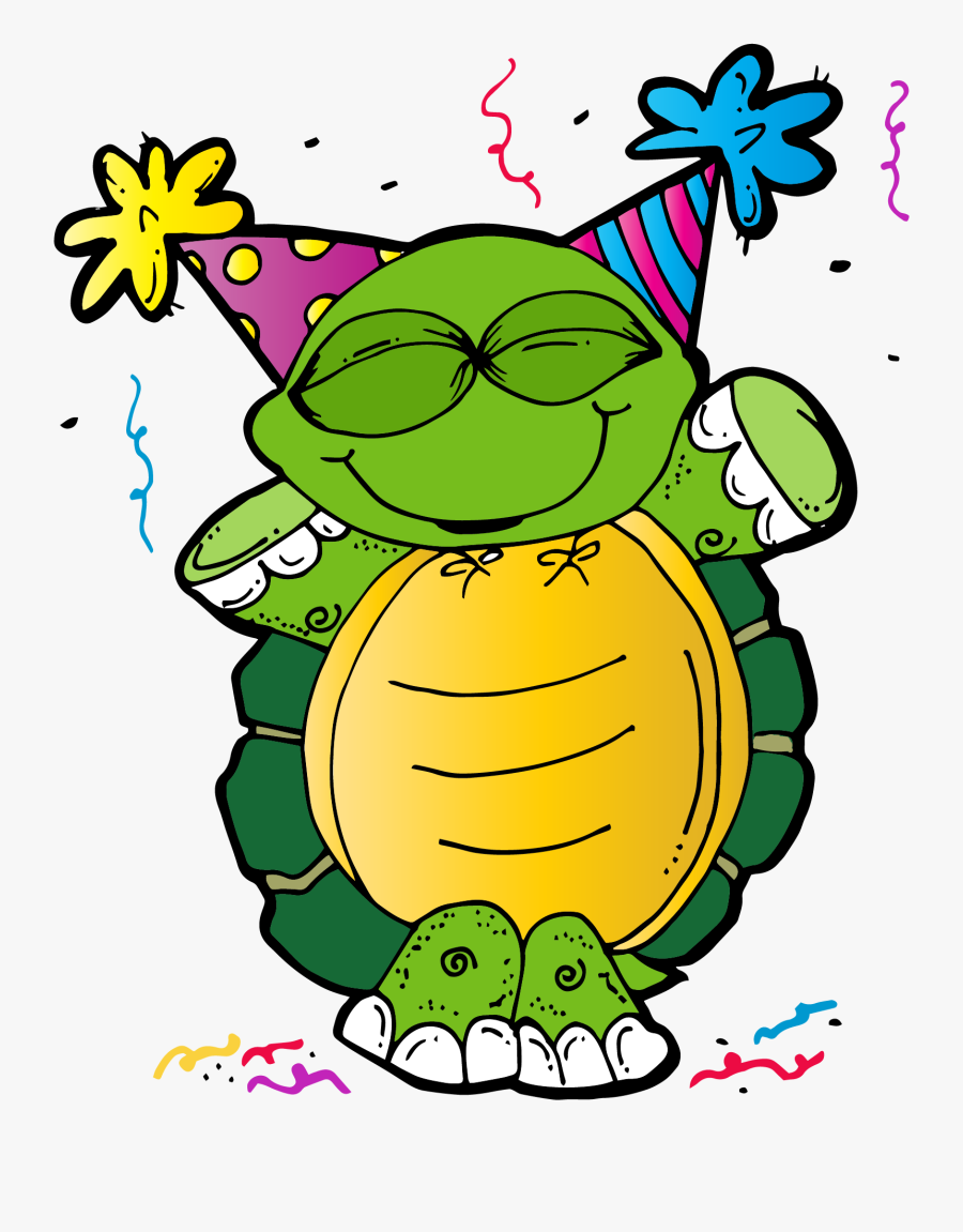 Tortuguitas Deseando Feliz Cumpleaños, Transparent Clipart