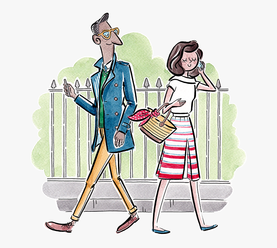 Artist Creates Illustrations From Craigslist"s Missed - Encuentros Y Desencuentros Dibujos, Transparent Clipart