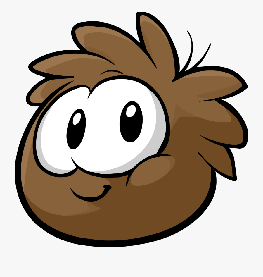 Club Penguin Brown Puffle, Transparent Clipart