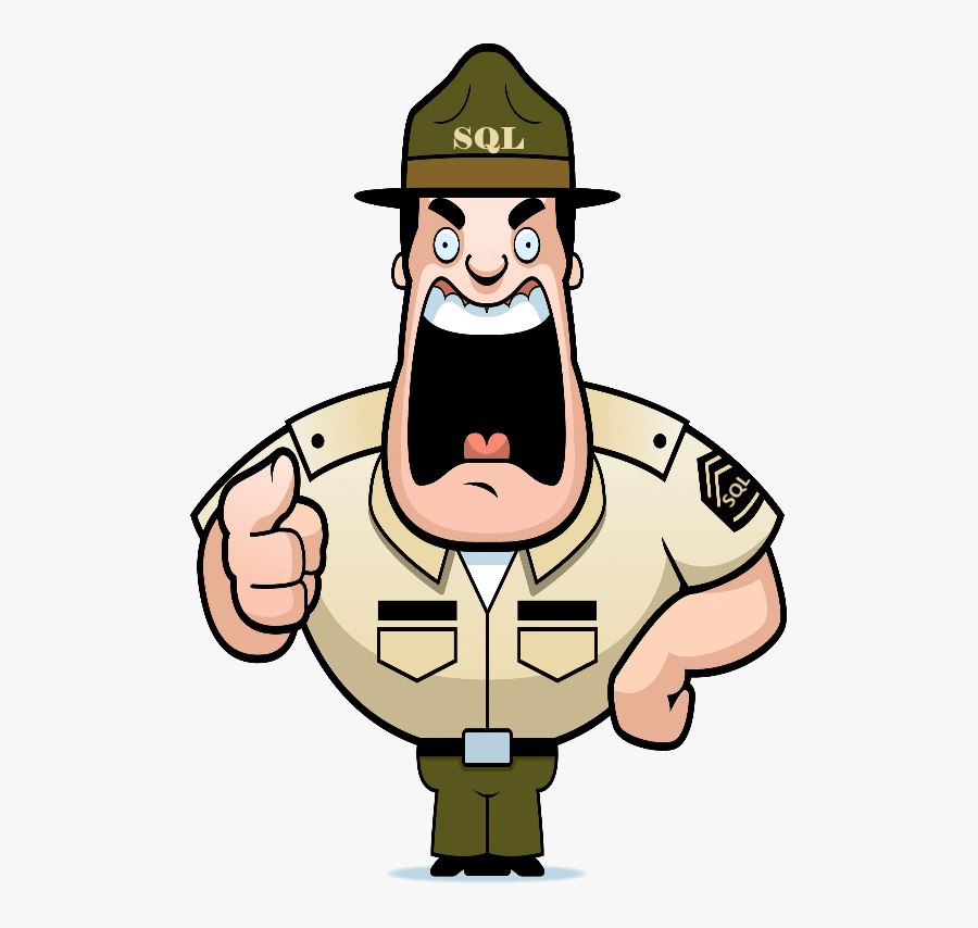 Drill Sergeant Clipart, Transparent Clipart