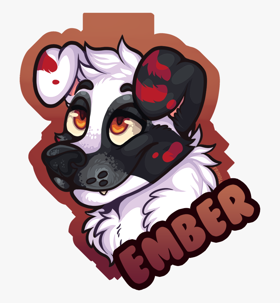 Glacier-fox Conbadge - Illustration, Transparent Clipart