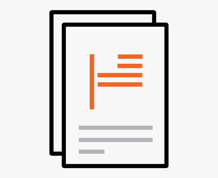 Resumes Icon, Transparent Clipart