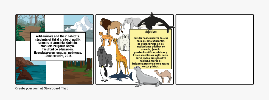 Wildanimals And Their Habitat, Transparent Clipart
