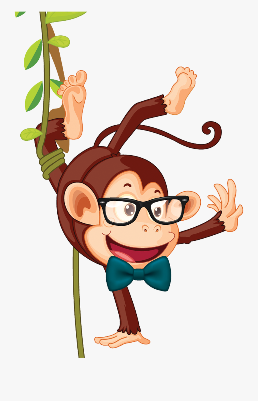 Playful Monkey, Transparent Clipart