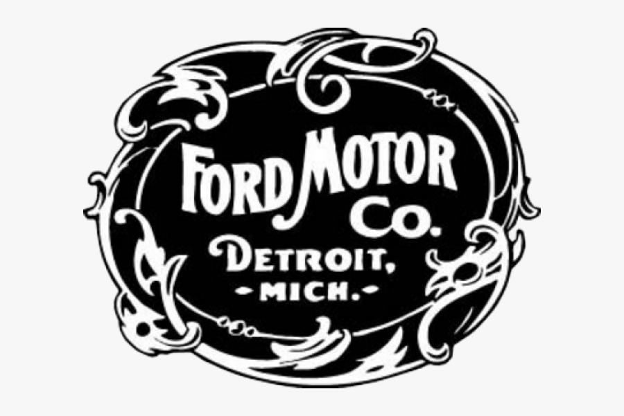 Ford Motor Company Old Logo, Transparent Clipart