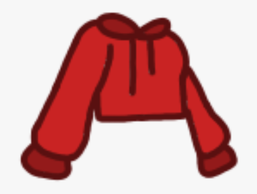 Gacha Red Hoodie Gacha Shirt Free Transparent Clipart Clipartkey