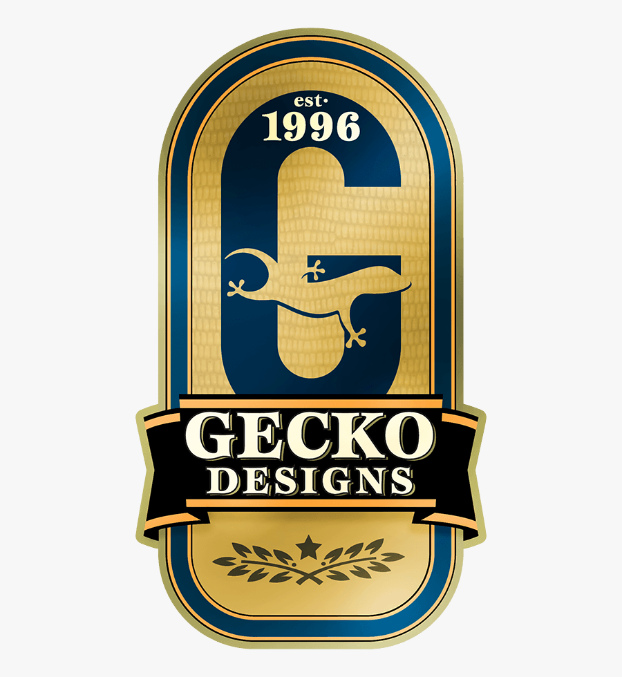 Gecko Designs Pint Glass Logo - Label, Transparent Clipart