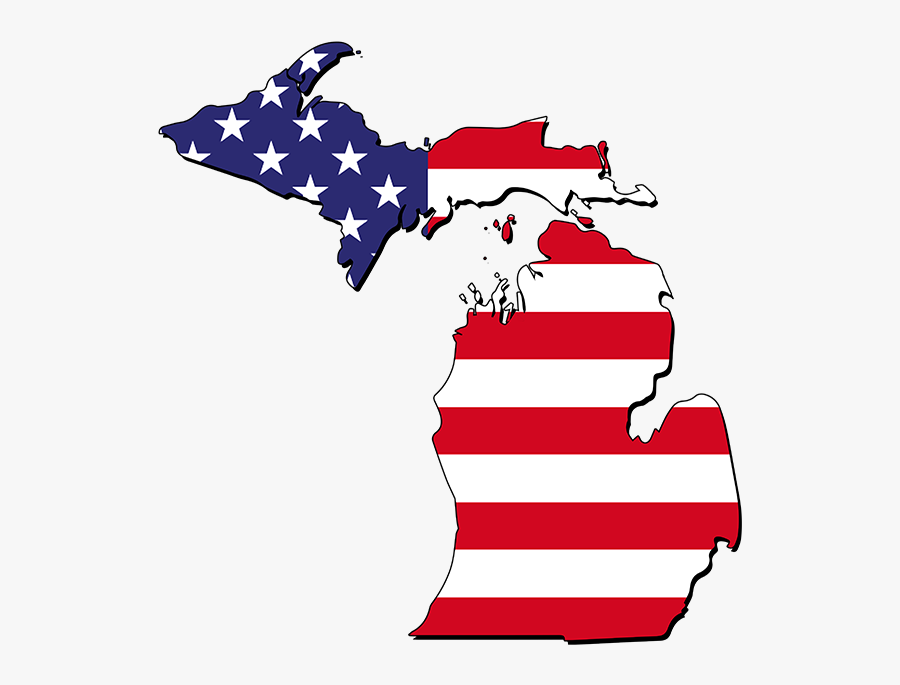 Michigan American Flag Png , Free Transparent Clipart - ClipartKey
